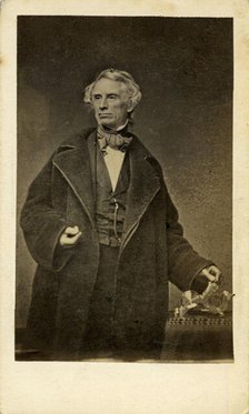 Portrait of Samuel Finley Breese Morse (1791-1872), c1855. Creator: Anonymous.