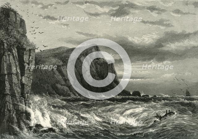 'Rocks at Ilfracombe', c1870.