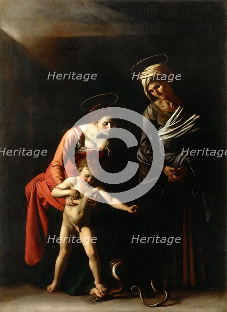 Madonna with the Serpent (Madonna dei Palafrenieri), 1605-1606.