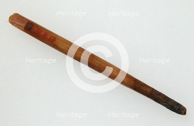 Ointment Stick Fragment, Coptic, 4th-7th century. Creator: Unknown.