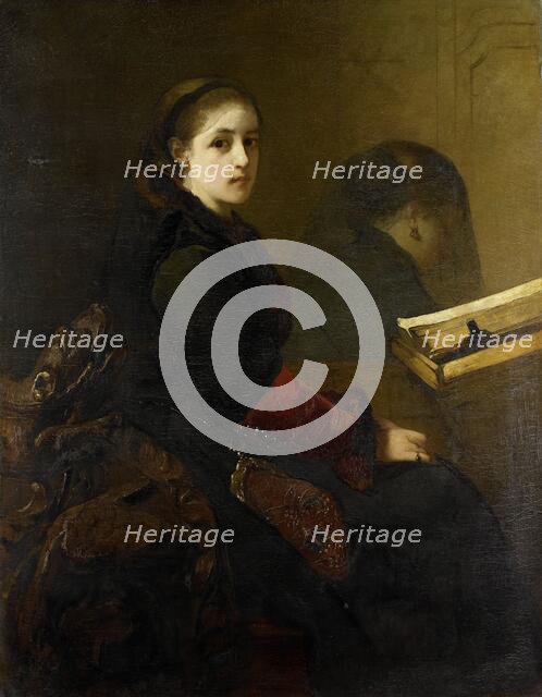 The Interrupted Prayer, 1850-1904. Creator: Christoffel Bisschop.