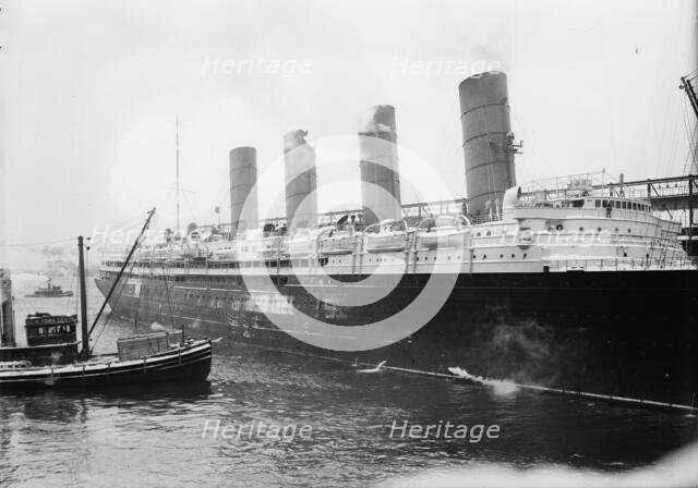 LUSITANIA, between c1910 and c1915. Creator: Bain News Service.