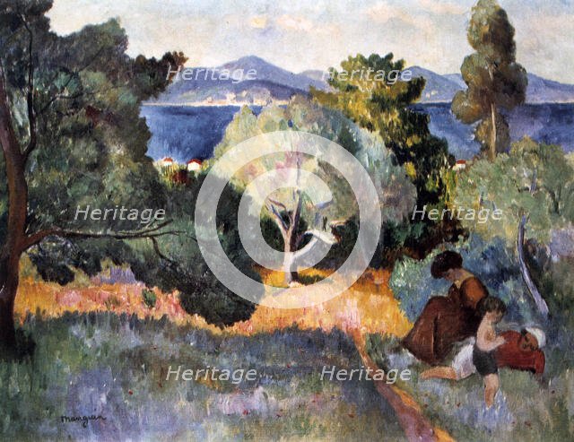 'Walk in St Tropez', 1905. Artist: Henri Manguin