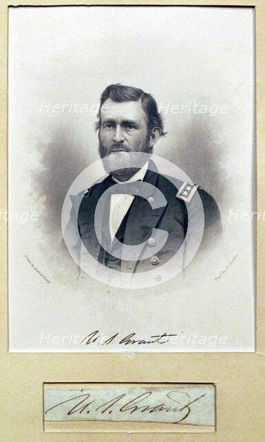 Portrait of U. S. Grant, late 19th century. Creator: John Chester Buttre.