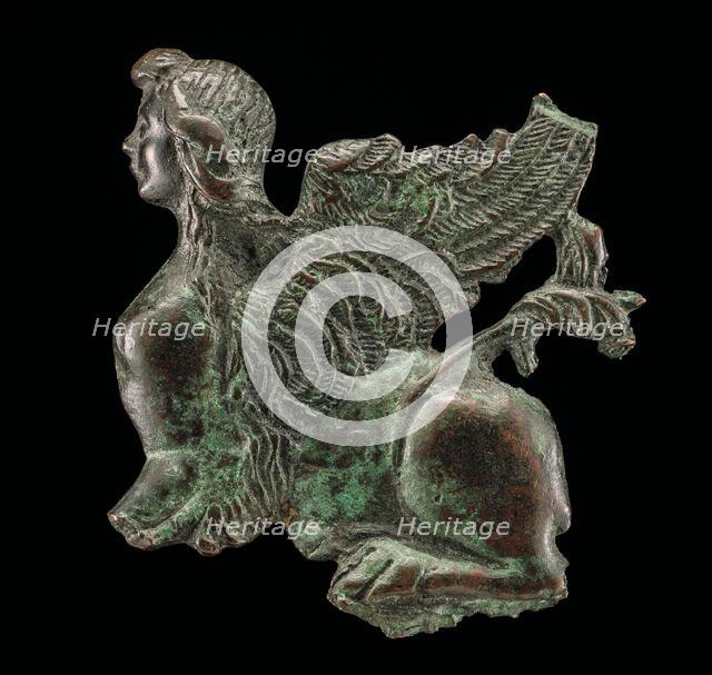 A Sphinx to Left, 15th century. Creator: Unknown.