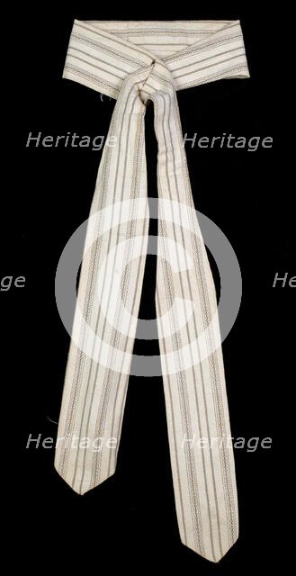 Cravat, American, ca. 1888. Creator: Unknown.