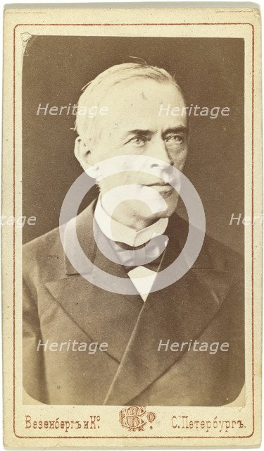 Portrait of Nikolai Khristianovich Bunge (1823-1895), Between 1880 and 1886.