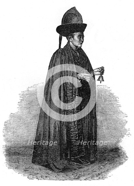 A lama, Tibet, 19th century. Artist: Unknown