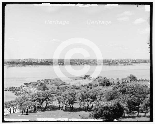 Portland harbor from Cushing's Island, c1905. Creator: Unknown.