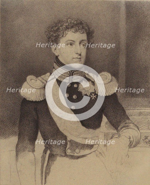 Portrait of Grand Duke Nikolai Pavlovich (1796-1855), 1813.
