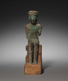 Statuette: Seated Amen-Ra, 715-525 BC. Creator: Unknown.