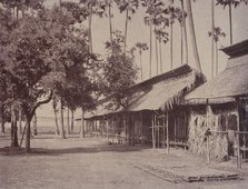 Amerapoora: Barracks of the Burmese Guard, September 1-October 21, 1855. Creator: Captain Linnaeus Tripe.