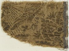 Textile with Eagle, Rayed Sun, and Flowers, Italo-Arabic, 14th century. Creator: Unknown.