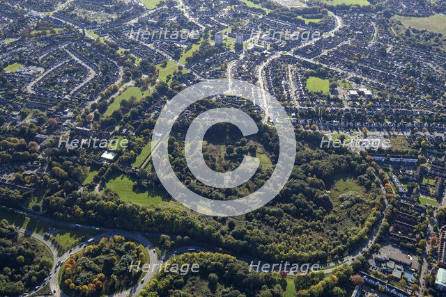 Formal gardens to Castle Bromwich Hall laid out circa 1680-1740, Birmingham, 2024. Creator: Damian Grady.