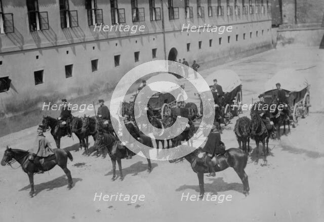 Austria - Army Commissary Train, between c1910 and c1915. Creator: Bain News Service.