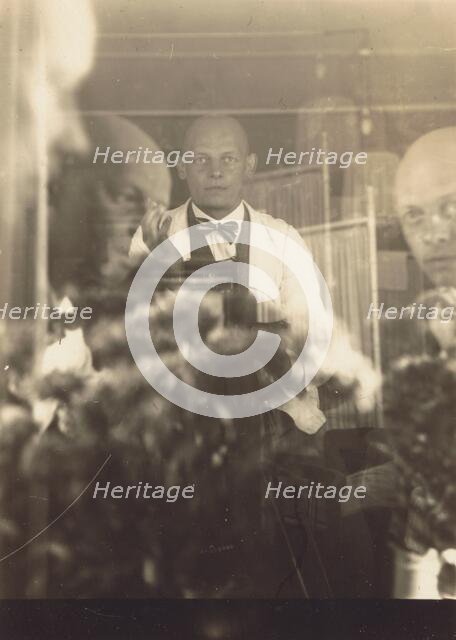 Oskar Schlemmer at Prellerstrasse Studio, 1925. Creator: Oskar Schlemmer.