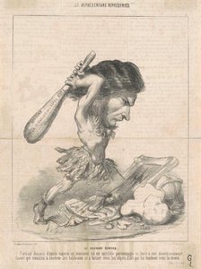J. Martial Bineau (2nd Plate), 19th century. Creator: Honore Daumier.