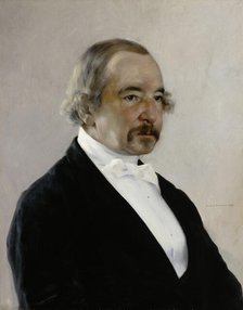 Portrait of Zacharias Topelius, 1880. Creator: Gunnar Berndtson.