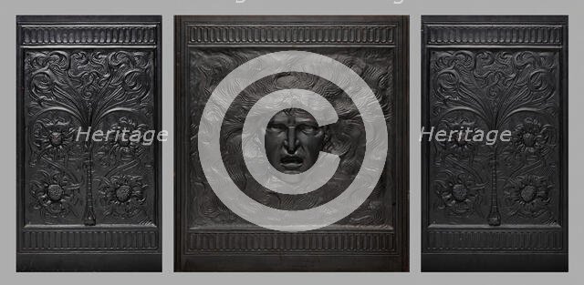 Fireback, c. 1882. Creator: Wellington and Burrage.