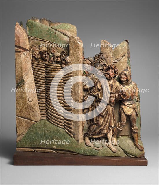 Judas Entering the Garden of Gethsemane to Betray Christ, German or South Netherlandish, 15th centur Creator: Unknown.