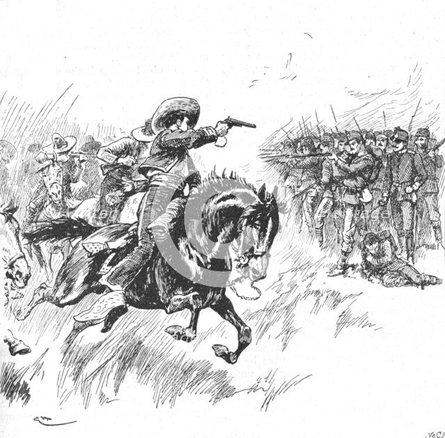 It Became Necessary To Make A Stand, 1902. Artist: GB.