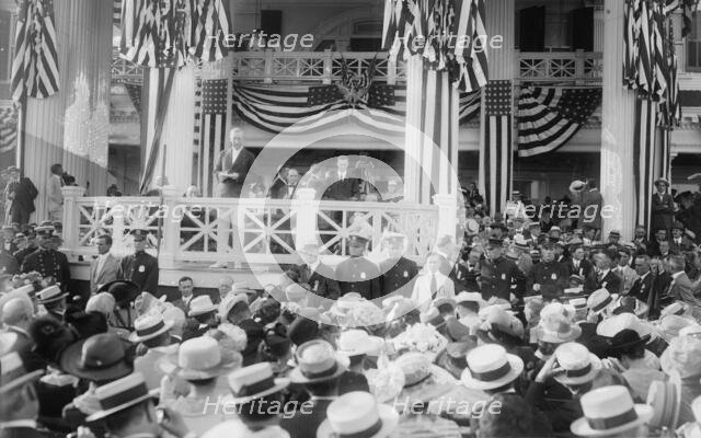 Wilson notification, 1916. Creator: Bain News Service.