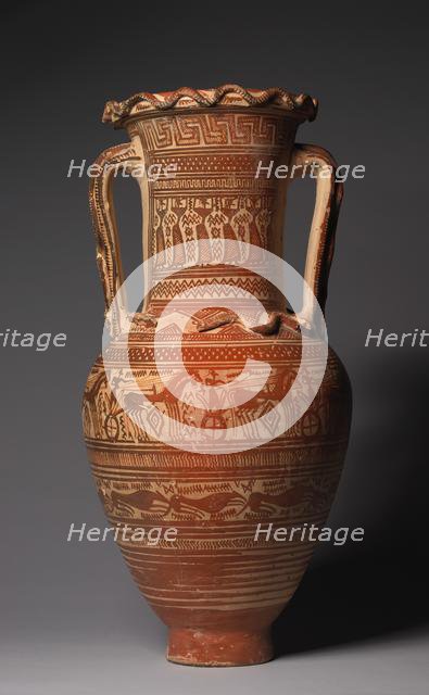 Dipylon Amphora, 8th Century BC. Creator: Workshop of Athens 894 (Greek), attributed to.