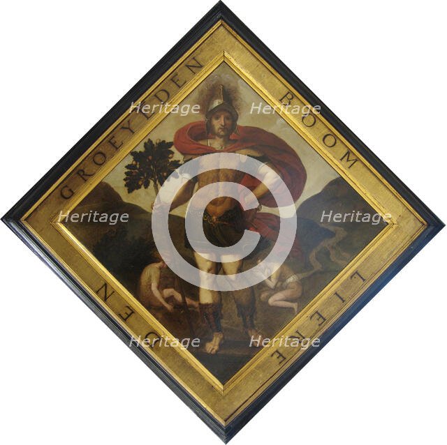 Blazon of the Chamber of Rhetoric "The Growing Tree" in Lier, 1561. Creator: Chrispijn van den Broeck.