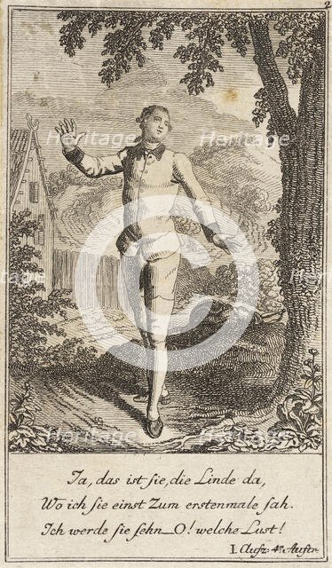 Plate 2 from The Deserter by Sedaine, 1775. Creator: Daniel Berger.