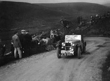 MG J2 of RA MacDermid competing in the MCC Edinburgh Trial, West Stonesdale, Yorkshire Dales, 1933. Artist: Bill Brunell.