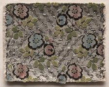 Textile Fragment, 1774-1793. Creator: Unknown.