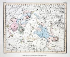 The Constellations (Plate III) Andromeda, Triangula,I  Perseus et Caput Meduse,  Gloria Frederici,  