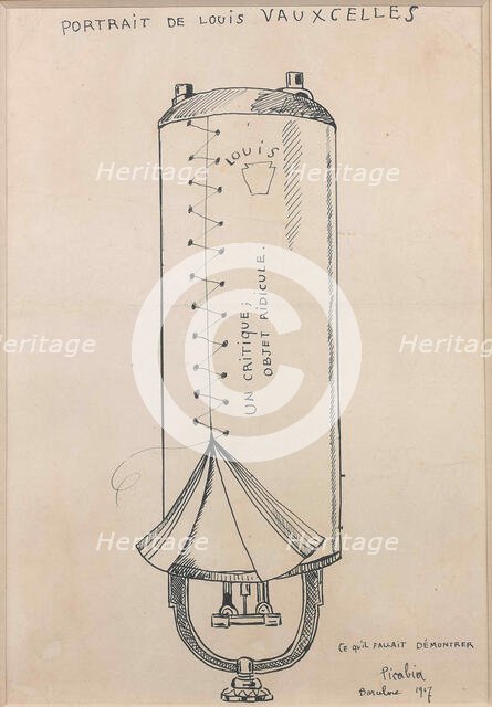Portrait of Louis VauxcellesLouis Vauxcelles, 1917.