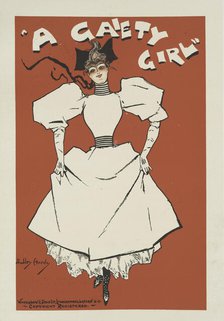 Affiche anglaise "A Gaiety Girl", c1896. Creator: Dudley Hardy.