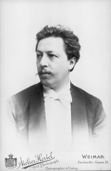 Portrait of the composer Conrad Ansorge (1862-1930).