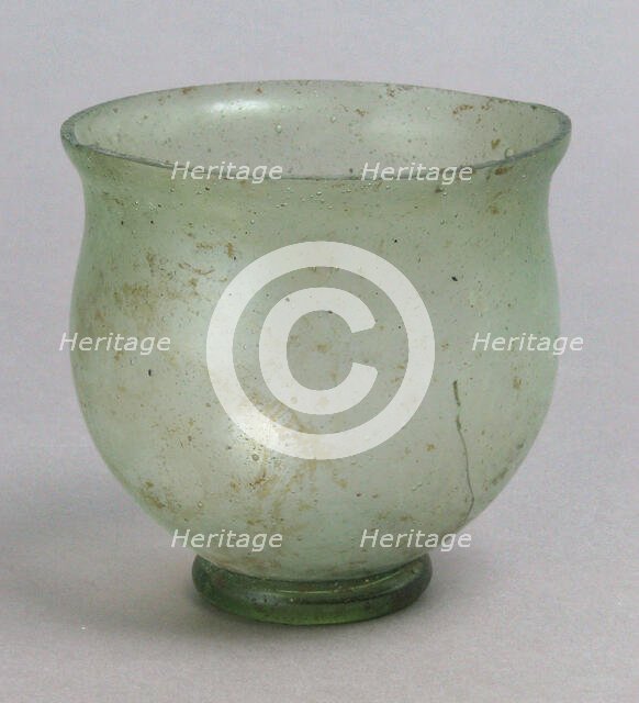 Footed Bowl, Frankish, late 4th-early 5th century. Creator: Unknown.