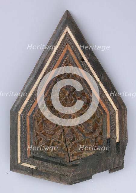 Panel from a Minbar, Egypt, 13th-14th century. Creator: Unknown.