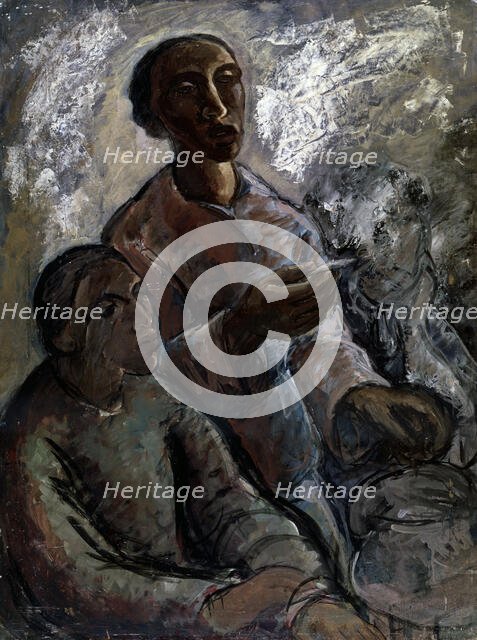 'The Two of Them', 20th century.  Creator: Karl Hofer.