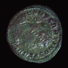 Bronze coin of Constantine I, 3rd century BC. Artist: Unknown