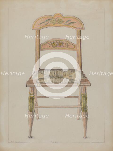 Toy Chair, c. 1936. Creator: Edith Magnette.