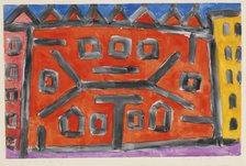 Paläste (Palaces), 1940. Artist: Klee, Paul (1879-1940)