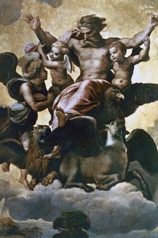 'Vision of Ezekiel', c1518. Artist: Raphael