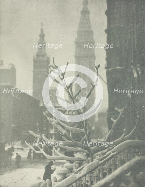 Two Towers, New York, 1911. Creator: Alfred Stieglitz.