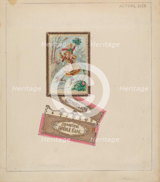 Needle Case, 1935/1942. Creator: Thomas Holloway.