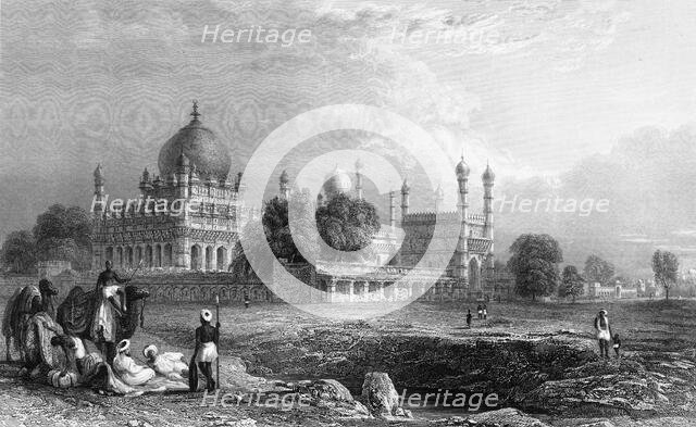 'Tomb of Ibrahim Padshah, - Bejapore', 1834. Creator: Thomas Allom.