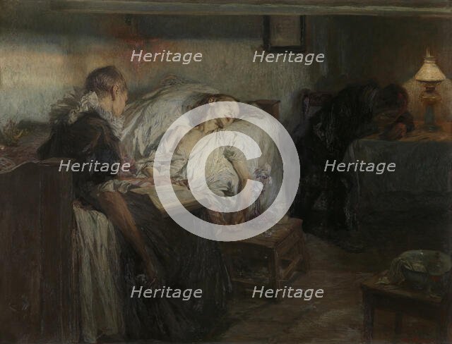 Death is Near, 1898. Creator: Otto Heichert.