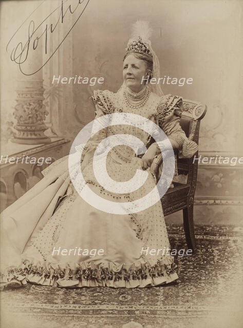 Queen Sophia of Sweden & Norway, 1900. Creator: Gosta Florman.