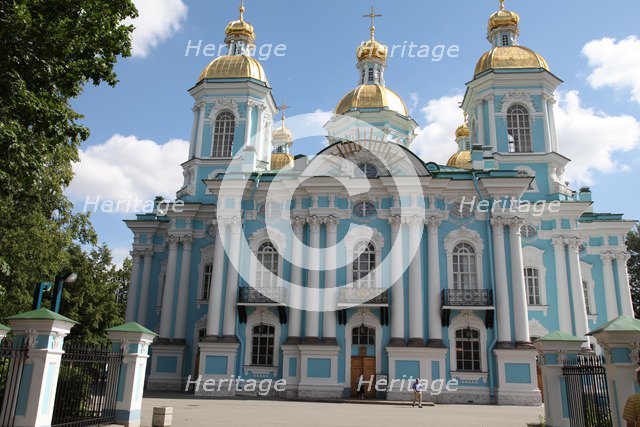 St Nicholas Naval Cathedral, St Petersburg, Russia, 2011. Artist: Sheldon Marshall