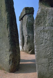 Trilithons in Stonehenge. Artist: Unknown