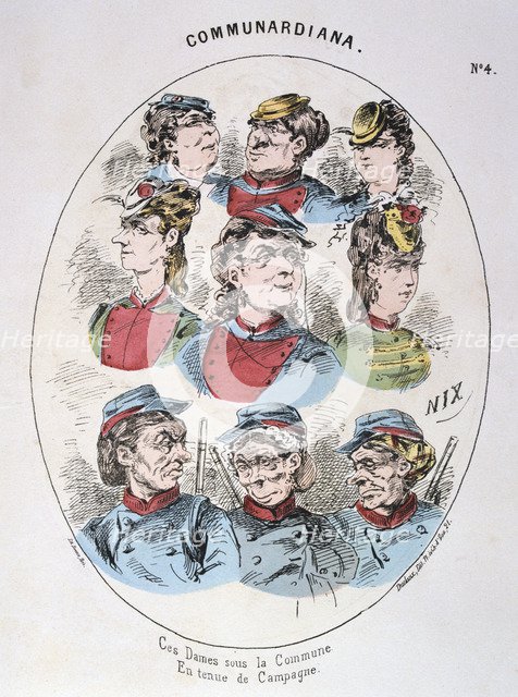 'Les Beaux Jours de la Commune', 1871. Artist: Anon